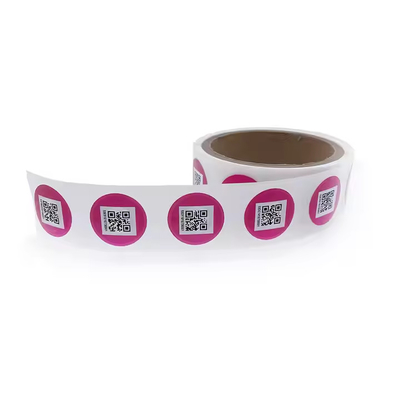 Mua Mã QR tùy chỉnh in RFID Tags dính có thể lập trình NTAG213 Sticker online manufacture