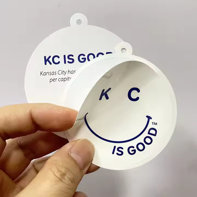 Mua Phong cách hỗn hợp chống tia UV Vinyl Quần áo RFID thẻ mũ treo nhãn dán online manufacture