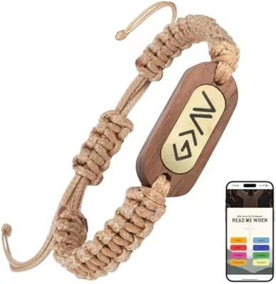 Mua New Arrival Custom Design Daily Bible Verse Bracelet With NFC Christian Bible Verse Bracelets (Máy đeo vòng đeo câu Kinh Thánh theo yêu cầu) online manufacture