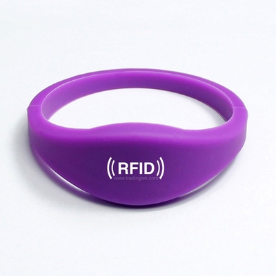 TK4100 EM4200 T5577 Vòng đeo tay RFID chống nước silicon cho quản lý sự kiện
