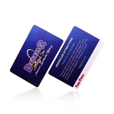 13.56mhz In PVC HF RFID Card hình chữ nhật bóng mượt kết thúc