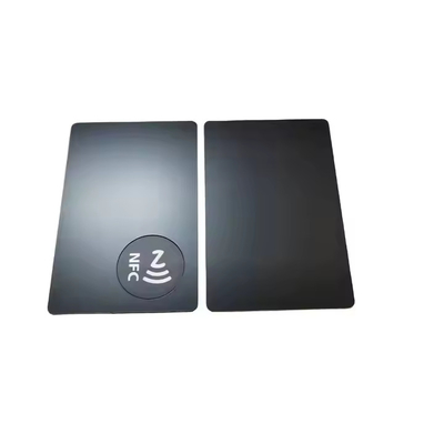Thẻ NFC bằng thép không gỉ khắc Blank Metal NFC Card With Chip Polished