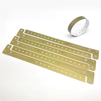 100% đeo tay RFID không thấm nước PVC thụ động RFID dùng một lần đeo tay