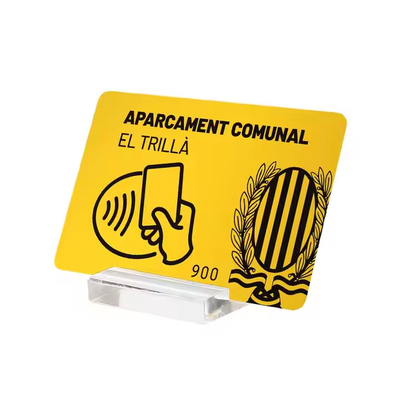 Logo thẻ RFID CR80 Thẻ kinh doanh thêu nổi tùy chỉnh cho thành viên trung thành