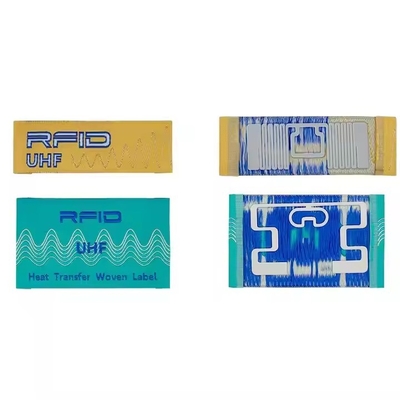 NFC Passive Clothing Tags RFID Woven Label For Inventory Logistics (Tín hiệu dệt RFID cho hậu cần hàng tồn kho)