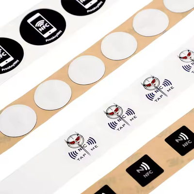 Kháng gió 13,56MHz PVC RFID Sticker Tag NFC Payment Tag Giao thức ISO14443A